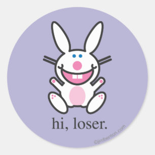Hi Loser Ronde Sticker