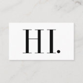 Hi Mode Chic Visitekaartje (Voorkant)