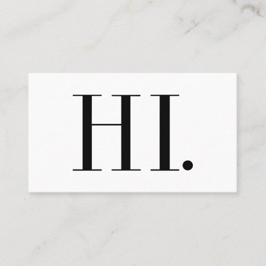 Hi Mode Chic Visitekaartje (Voorkant)