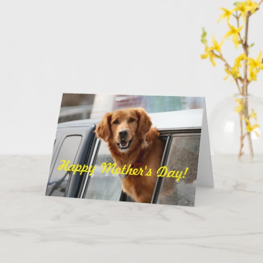 Hi Moederdag Kaart (Gele Bloem)