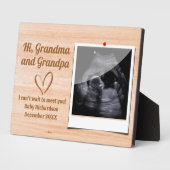 Hi oma en opa Foto Echografie Lijst Fotoplaat (Zijkant)