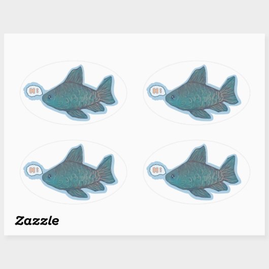 Hi Ovale Sticker (Vel)