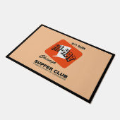 Hi-Pet Supper Club, Rush St., Chicago, IL Deurmat (Schuin)