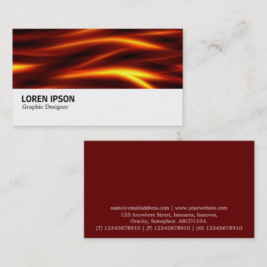 Hi-Phi - 002 - Tong van Vuur Visitekaartje (Voorkant / Achterkant)