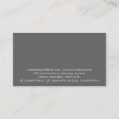 Hi-Phi - 0100 - Roze Floral Visitekaartje (Achterkant)