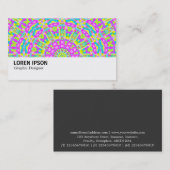 Hi-Phi - 0120 - Colorful Kaleidoscope Visitekaartje (Voorkant / Achterkant)