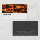 Hi-Phi - 0133 - Abstracte vlam Visitekaartje (Voorkant / Achterkant)