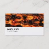 Hi-Phi - 0133 - Abstracte vlam Visitekaartje (Voorkant)