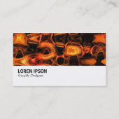 Hi-Phi - 0134 - Abstracte vlam 02 Visitekaartje (Voorkant)