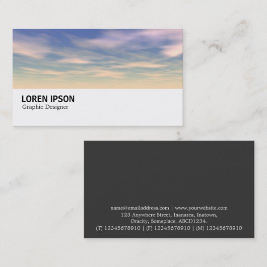 Hi-Phi - 0141 - Zachte lucht Visitekaartje (Voorkant / Achterkant)