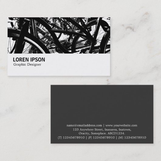 Hi-Phi - 0193 - Bicycle Rack HC Visitekaartje (Voorkant / Achterkant)
