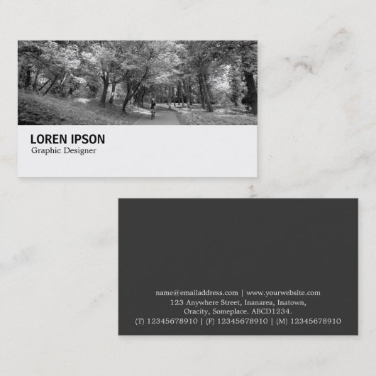 Hi-Phi - 0195 - Cycle Way B&W Visitekaartje (Voorkant / Achterkant)