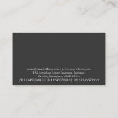 Hi-Phi - 0233 Dark Olive Damask Visitekaartje (Achterkant)