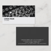 Hi-Phi - 0255 - Oude schrijfmachine Visitekaartje (Voorkant / Achterkant)