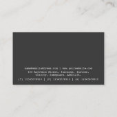 Hi-Phi - 0256 - Oude schrijfmachine Visitekaartje (Achterkant)