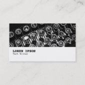 Hi-Phi - 0256 - Oude schrijfmachine Visitekaartje (Voorkant)