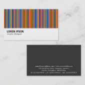 Hi-Phi - 0274 - Colorful Stripes 03 Visitekaartje (Voorkant / Achterkant)