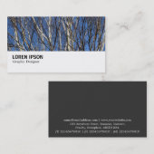 Hi-Phi - 0279 - Silver Birch Branches Visitekaartje (Voorkant / Achterkant)