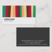 Hi-Phi - 0289 - Onregelmatige strepen Visitekaartje (Voorkant / Achterkant)