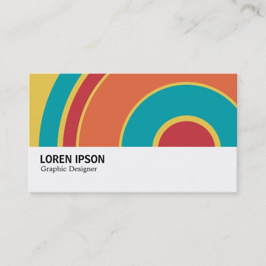 Hi-Phi - 0320 - Colorful Circle 05 Visitekaartje (Voorkant)