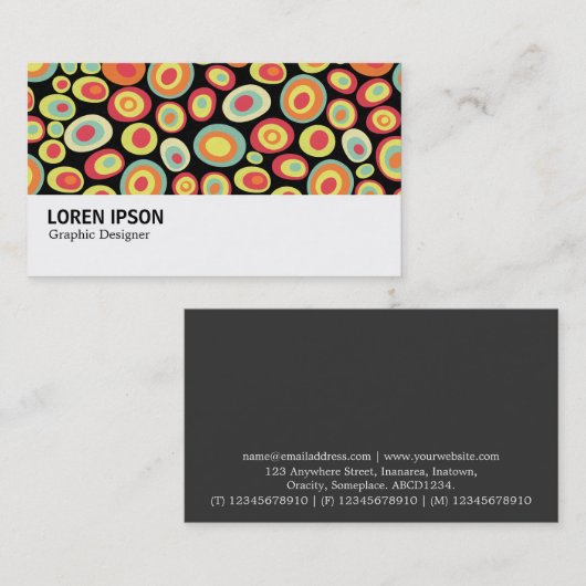 Hi-Phi - 0322 - Abstract 20213 Visitekaartje (Voorkant / Achterkant)