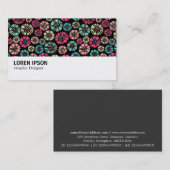 Hi-Phi - 0322 - Abstracte bloemen 031023 Visitekaartje (Voorkant / Achterkant)