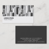 Hi-Phi - 0323 - Abstract 100624 - Grijstinten Visitekaartje (Voorkant / Achterkant)