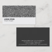 Hi-Phi - 0357 - Random Spots - White on Black Visitekaartje (Voorkant / Achterkant)