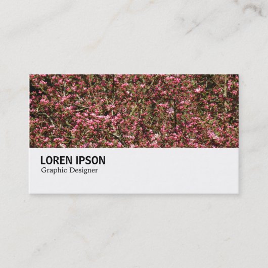 Hi-Phi - 0376 - Roze Cherry Blossom Visitekaartje (Voorkant)