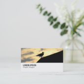 Hi-Phi - 0389 - Haring Gull Sunset Visitekaartje (Staand voorkant)