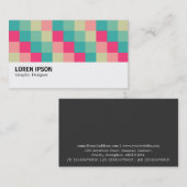 Hi-Phi - 0409 - Color Squares 013 Visitekaartje (Voorkant / Achterkant)