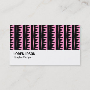Hi-Phi - 0414 - Aztec Style Pattern - Roze Visitekaartje