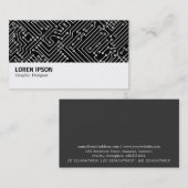 Hi-Phi - 0416 - Circuitry - White on Black Visitekaartje (Voorkant / Achterkant)