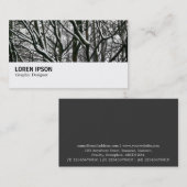Hi-Phi - 053 - Branches in de sneeuw Visitekaartje (Voorkant / Achterkant)