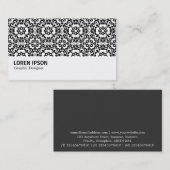 Hi-Phi - 061 - Damask B&W II Visitekaartje (Voorkant / Achterkant)