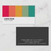 Hi-Phi Colorbars 02 Visitekaartje (Voorkant / Achterkant)