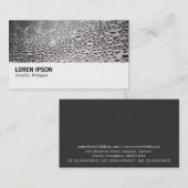 Hi-Phi - Waterdruppels op glas 02 Visitekaartje (Voorkant / Achterkant)