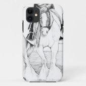 Hi-Point ~ Gypsy Vanner iPhone Case (Achterkant)