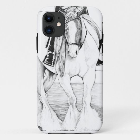 Hi-Point ~ Gypsy Vanner iPhone Case (Achterkant)