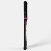 Hi-Point met Rood Hart (paarse/zwarte rand) Samsung Galaxy Hoesje (Rechterkant)