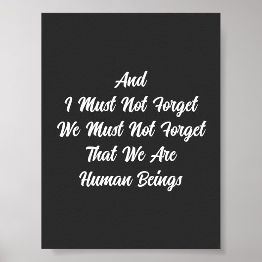 Hi Ren Human Beings Poster (Voorkant)