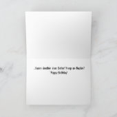 Hi Rock Star Musician Birthday Card Kaart (Binnen)