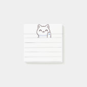 Hi schattig kat eenvoudig post-it® notes (Voorkant)