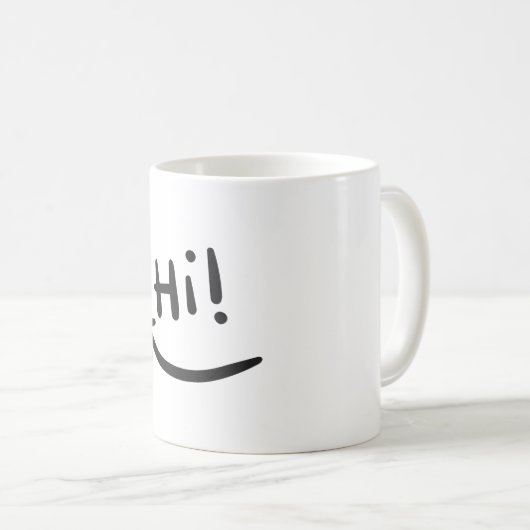 Hi smiling koffiemok (Voorkant rechts)