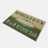 Hi Succa Doormat / Welkom Mat / Succulent (Schuin)