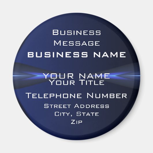 Hi Tec Futuristic Business Magnets Magneet (Voorkant)