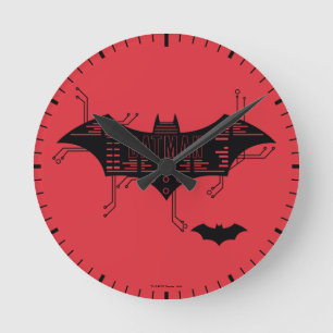 Hi-Tech Bat Circuit-Logo Ronde Klok