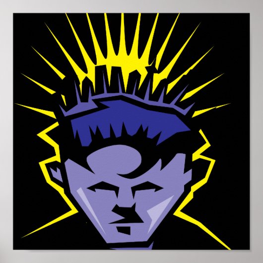 Hi-Tech Brain Poster (Voorkant)