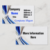 Hi-Tech Design Visitekaartjes (Voorkant / Achterkant)