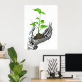 Hi-tech en ecologie poster (Thuiskantoor)